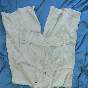 Light Green Linen Pants